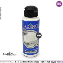 Cadence Gümüş Simli MultiSurface HSG002 Pak Beyaz 120 ml - Cadence