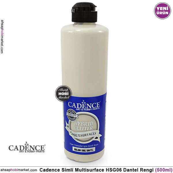 Cadence Gümüş Simli Multisurface HSG006 Dantel Rengi 500 ml - 1