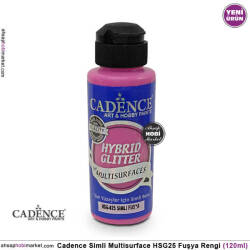 Cadence Gümüş Simli MultiSurface HSG025 Fuşya 120 ml - Cadence