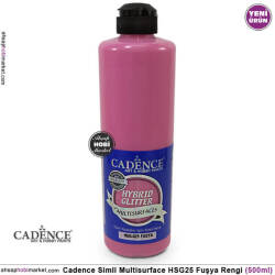 Cadence Gümüş Simli Multisurface HSG025 Fuşya 500 ml - Cadence