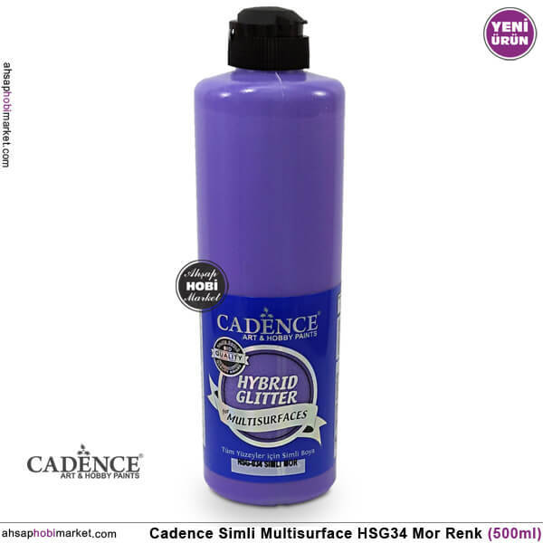 Cadence Gümüş Simli Multisurface HSG034 Mor 500 ml - 1