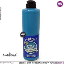 Cadence Gümüş Simli Multisurface HSG041 Turkuaz 500 ml - Cadence