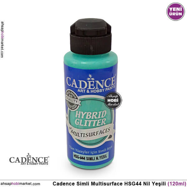 Cadence Gümüş Simli MultiSurface HSG044 Nane Yeşili 120 ml - 1