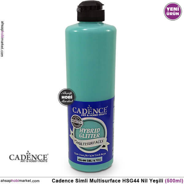 Cadence Gümüş Simli Multisurface HSG044 Nane Yeşili 500 ml - 1