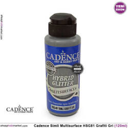 Cadence Gümüş Simli MultiSurface HSG081 Grafiti Gri 120 ml - Cadence