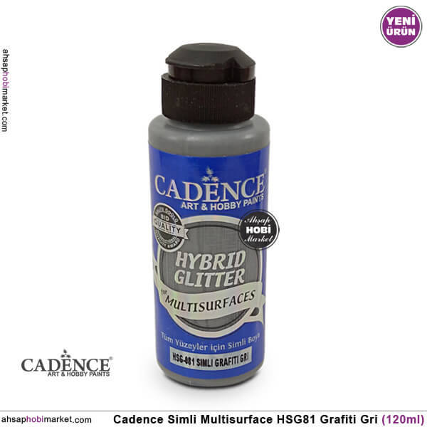 Cadence Gümüş Simli MultiSurface HSG081 Grafiti Gri 120 ml - 1