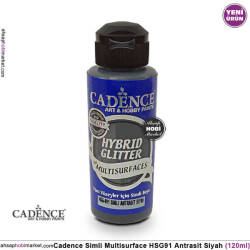 Cadence Gümüş Simli MultiSurface HSG091 Antrasit Siyah 120 ml - Cadence