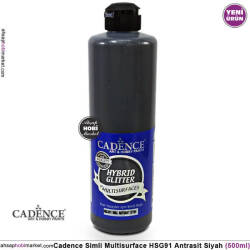 Cadence Gümüş Simli Multisurface HSG091 Antrasit Siyah 500 ml - Cadence