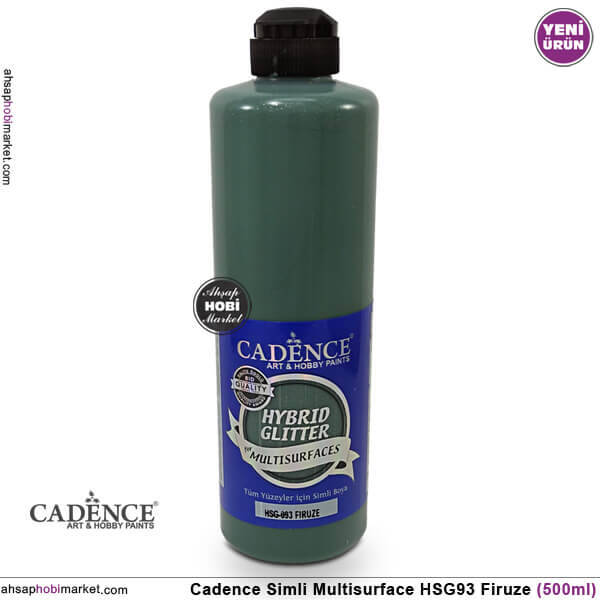 Cadence Gümüş Simli Multisurface HSG093 Firuze Yeşili 500 ml - 1