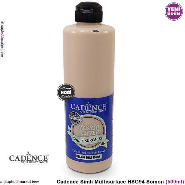 Cadence Gümüş Simli Multisurface HSG094 Somon Rengi 500 ml - 1