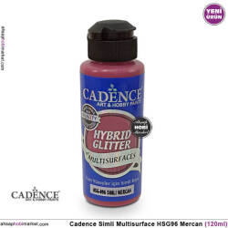Cadence Gümüş Simli Multisurface HSG096 Mercan Rengi 120 ml - Cadence
