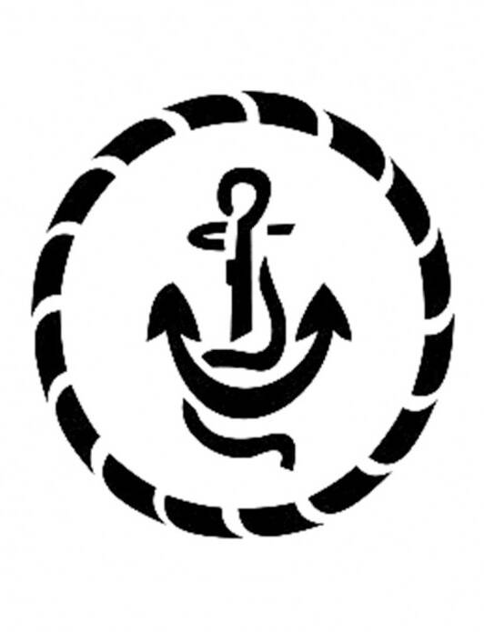 Cadence Halatlı Çapa Stencil Şablon D187 - 1