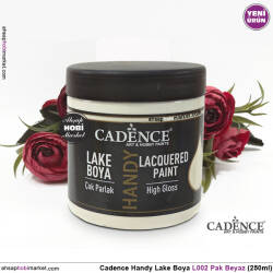 Cadence Handy Lake Vernikli Boya L002 Pak Beyaz 250ml - Cadence (1)