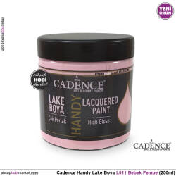 Cadence Handy Lake Vernikli Boya L011 Bebek Pembe Rengi 250ml - Cadence
