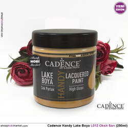 Cadence Handy Lake Vernikli Boya L012 Oksit Sarı 250ml - Cadence (1)