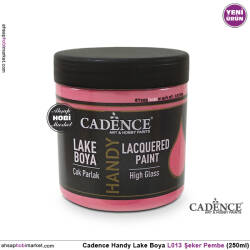 Cadence Handy Lake Vernikli Boya L013 Şeker Pembe 250ml - Cadence