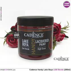 Cadence Handy Lake Vernikli Boya L020 Bordo Rengi 250ml - Cadence (1)