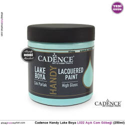 Cadence Handy Lake Vernikli Boya L022 Açık Cam Göbeği 250ml - Cadence
