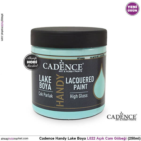 Cadence Handy Lake Vernikli Boya L022 Açık Cam Göbeği 250ml - 1