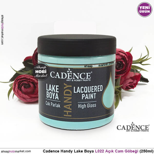 Cadence Handy Lake Vernikli Boya L022 Açık Cam Göbeği 250ml - 2