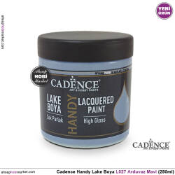 Cadence Handy Lake Vernikli Boya L027 Arduvaz Mavi 250ml - Cadence