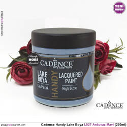 Cadence Handy Lake Vernikli Boya L027 Arduvaz Mavi 250ml - Cadence (1)