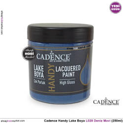 Cadence Handy Lake Vernikli Boya L028 Deniz Mavi 250ml - Cadence