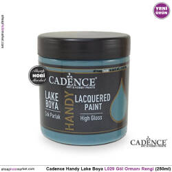 Cadence Handy Lake Vernikli Boya L029 Göl Ormanı Rengi 250ml - Cadence