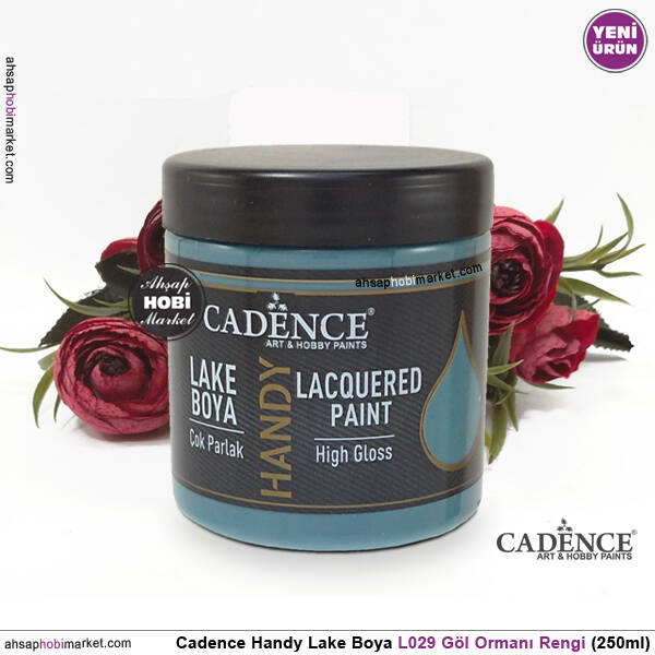 Cadence Handy Lake Vernikli Boya L029 Göl Ormanı Rengi 250ml - 2