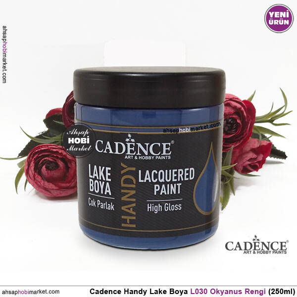 Cadence Handy Lake Vernikli Boya L030 Okyanus Rengi 250ml - 2