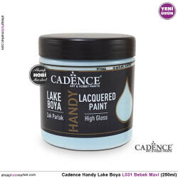 Cadence Handy Lake Vernikli Boya L031 Bebek Mavi 250ml - Cadence