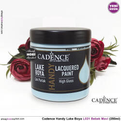 Cadence Handy Lake Vernikli Boya L031 Bebek Mavi 250ml - Cadence (1)