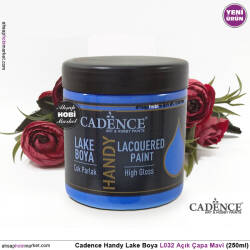 Cadence Handy Lake Vernikli Boya L032 Açık Çapa Mavi 250ml - Cadence (1)