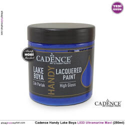 Cadence Handy Lake Vernikli Boya L033 Ultramarine Mavi 250ml - Cadence
