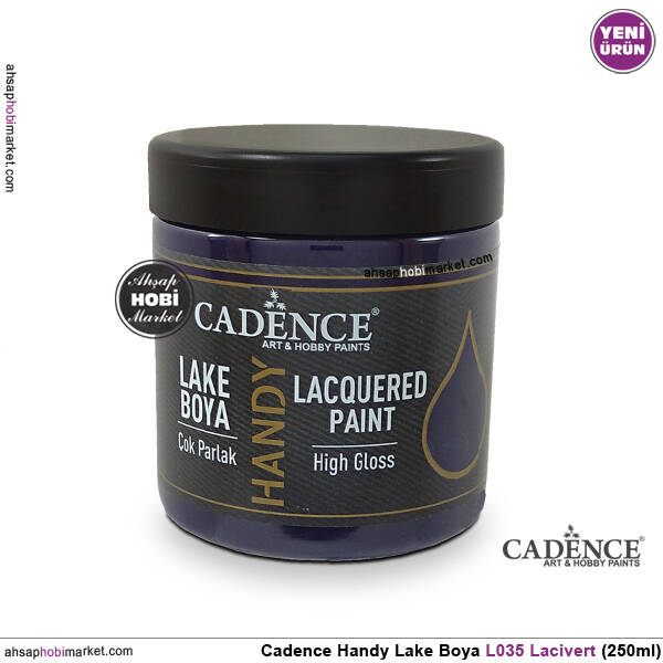 Cadence Handy Lake Vernikli Boya L035 Lacivert 250ml - 1