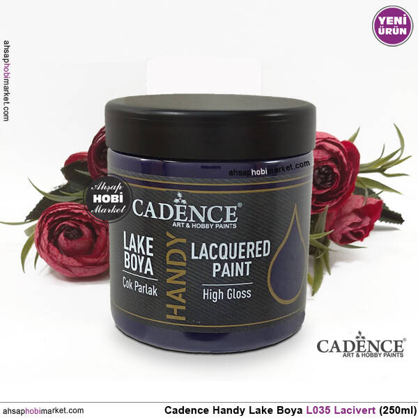 Cadence Handy Lake Vernikli Boya L035 Lacivert 250ml - 2