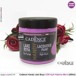 Cadence Handy Lake Vernikli Boya L036 Açık Hazeran Moru 250ml - Cadence (1)