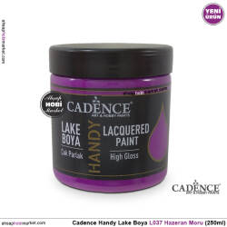 Cadence Handy Lake Vernikli Boya L037 Hazeran Moru 250ml - Cadence