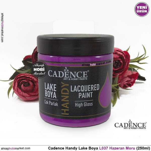 Cadence Handy Lake Vernikli Boya L037 Hazeran Moru 250ml - 2
