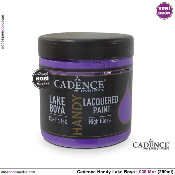 Cadence Handy Lake Vernikli Boya L039 Mor 250ml - 1