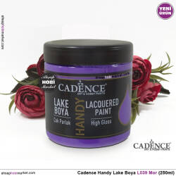 Cadence Handy Lake Vernikli Boya L039 Mor 250ml - Cadence (1)