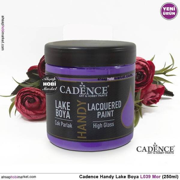 Cadence Handy Lake Vernikli Boya L039 Mor 250ml - 2