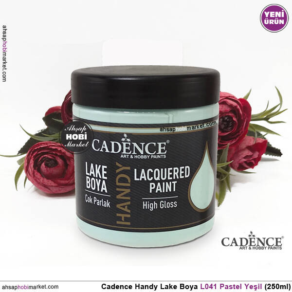 Cadence Handy Lake Vernikli Boya L041 Pastel Yeşil 250ml - 2