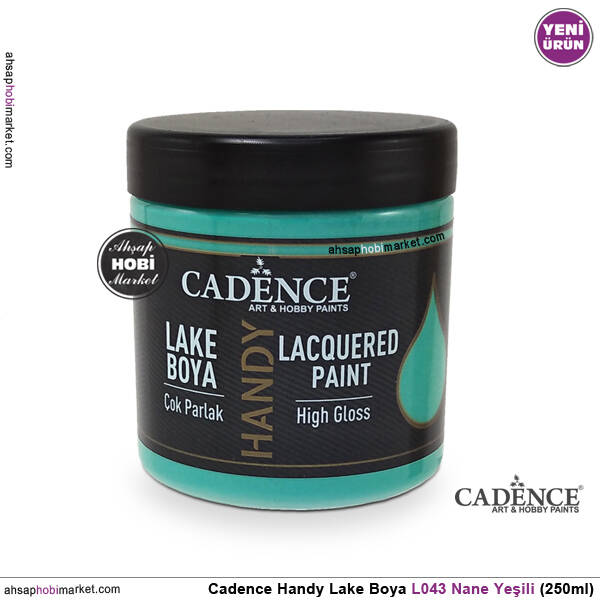 Cadence Handy Lake Vernikli Boya L043 Nane Yeşili 250ml - 1
