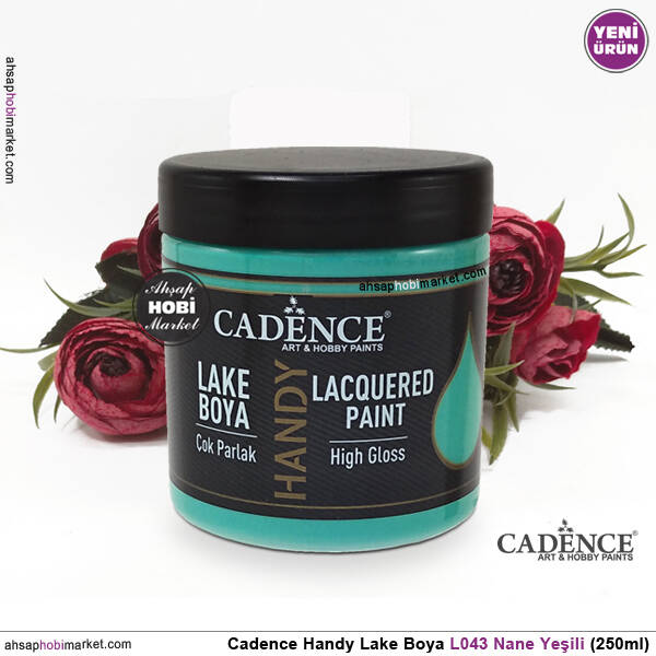 Cadence Handy Lake Vernikli Boya L043 Nane Yeşili 250ml - 2