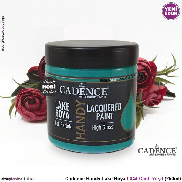 Cadence Handy Lake Vernikli Boya L044 Canlı Yeşil 250ml - 2