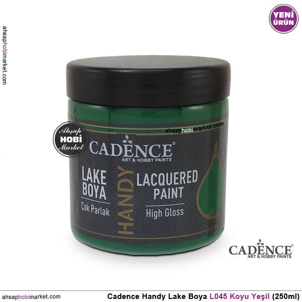 Cadence Handy Lake Vernikli Boya L045 Koyu Yeşil 250ml - 1
