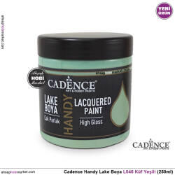 Cadence Handy Lake Vernikli Boya L046 Küf Yeşili 250ml - Cadence