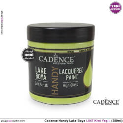 Cadence Handy Lake Vernikli Boya L047 Kiwi Yeşili 250ml - Cadence