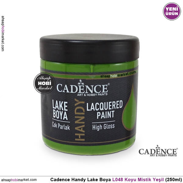 Cadence Handy Lake Vernikli Boya L048 Koyu Mistik Yeşil 250ml - 1
